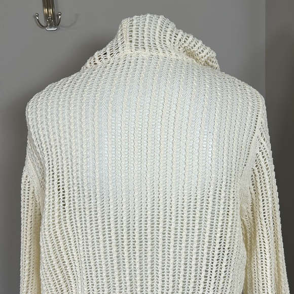 Rag and Bone Miley Hoodie Open Knit Sweater Pointelle Zip Front Sz XS NEW - Picture 10 of 13